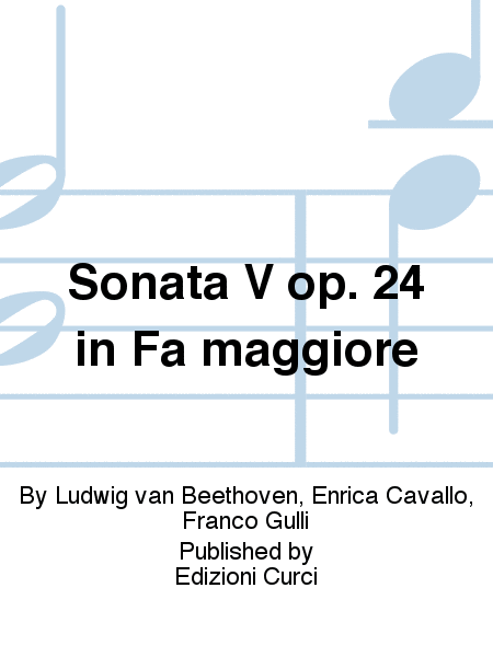 Sonata V op. 24 in Fa maggiore