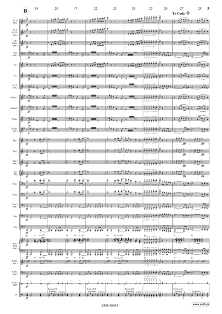 Let's Play Boogie Concert Band scores gallery preview page 5