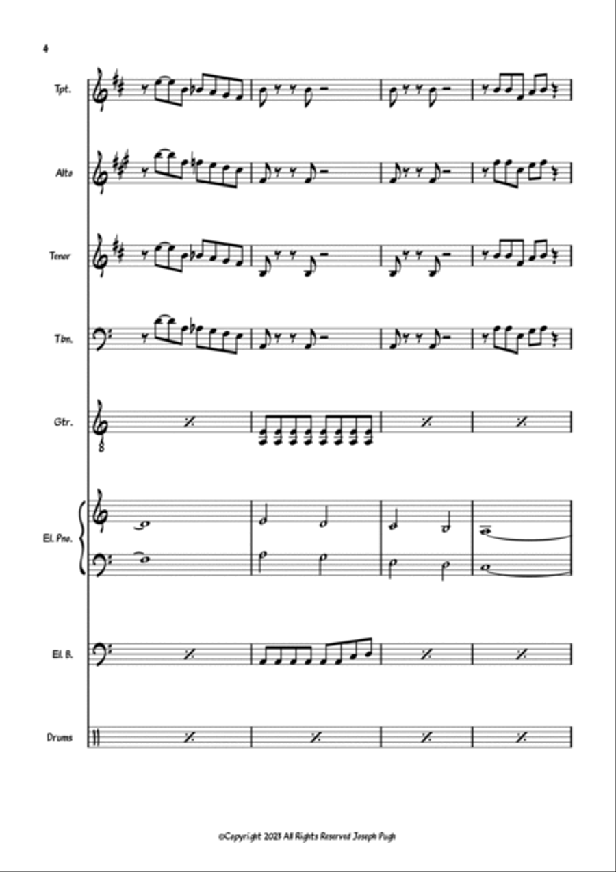 Take The L Jazz Ensemble scores gallery preview page 4
