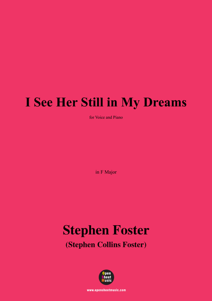 S. Foster-I See Her Still in My Dreams,in F Major