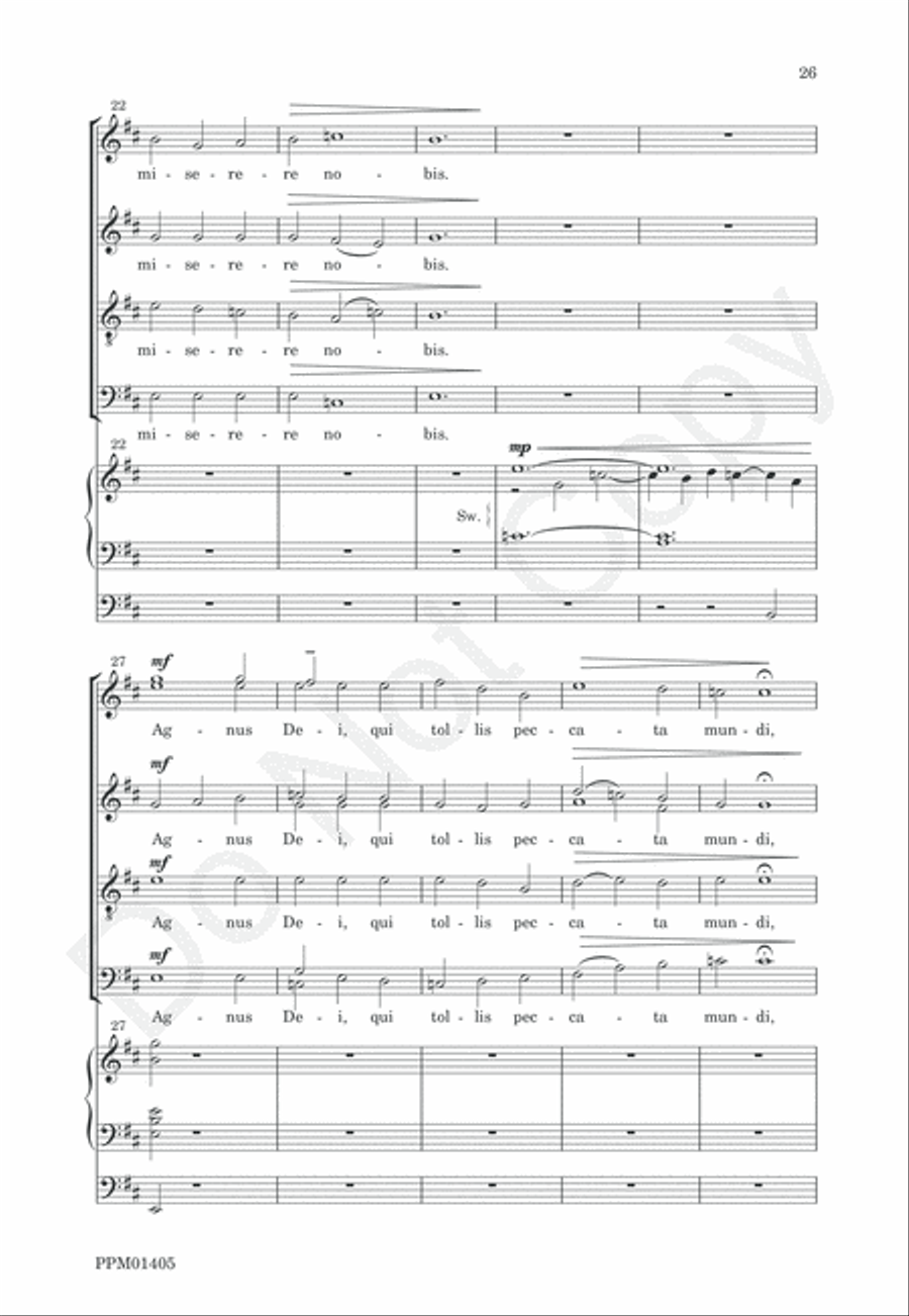 Mass Mass 4-Part scores gallery preview page 28