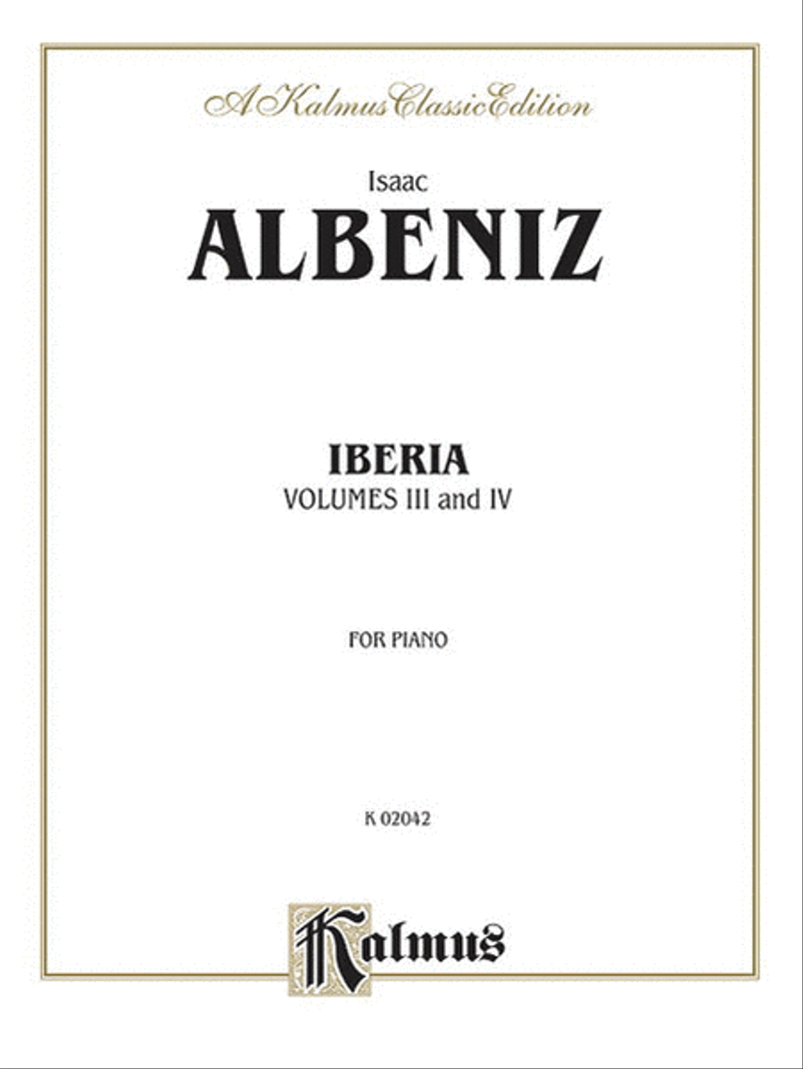 Iberia, Volumes 3 & 4 Piano Solo scores gallery preview page 1