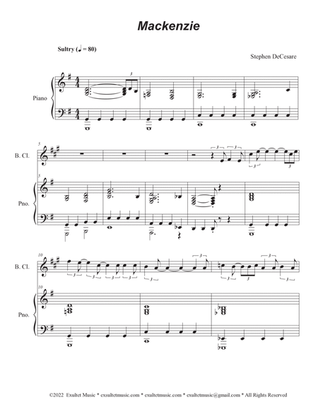 Mackenzie (Bass Clarinet and Piano) image number null