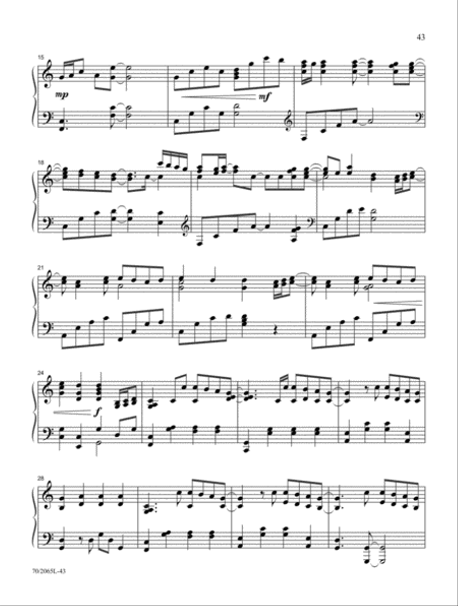 Lord of All Creation Piano Solo scores gallery preview page 22