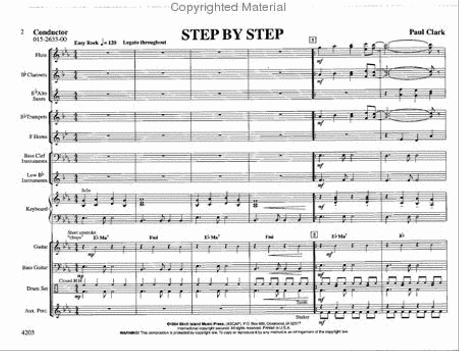 Step By Step Concert Band scores gallery preview page 2