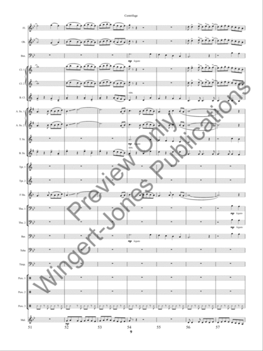 Centrifuge Centrifuge Concert Band scores gallery preview page 12