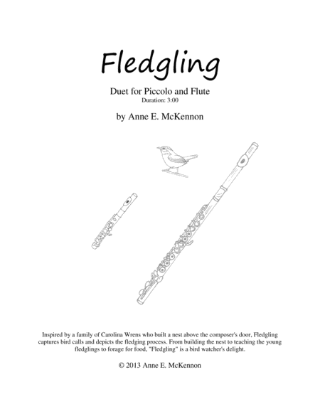 Fledgling (flute piccolo duet) image number null