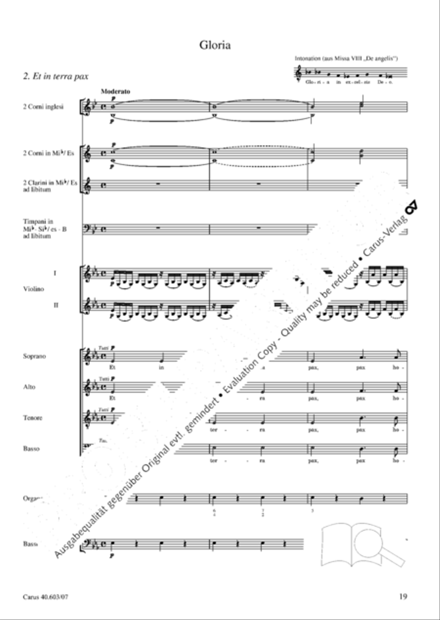 Grosse Orgelsolomesse in Es 4-Part scores gallery preview page 32