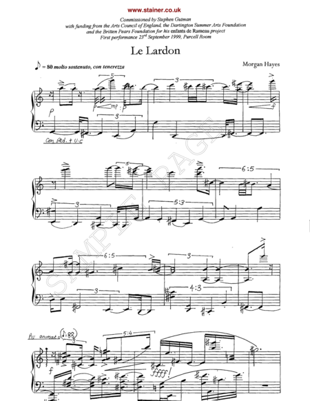 Le Lardon (Variation on a Theme by Rameau)