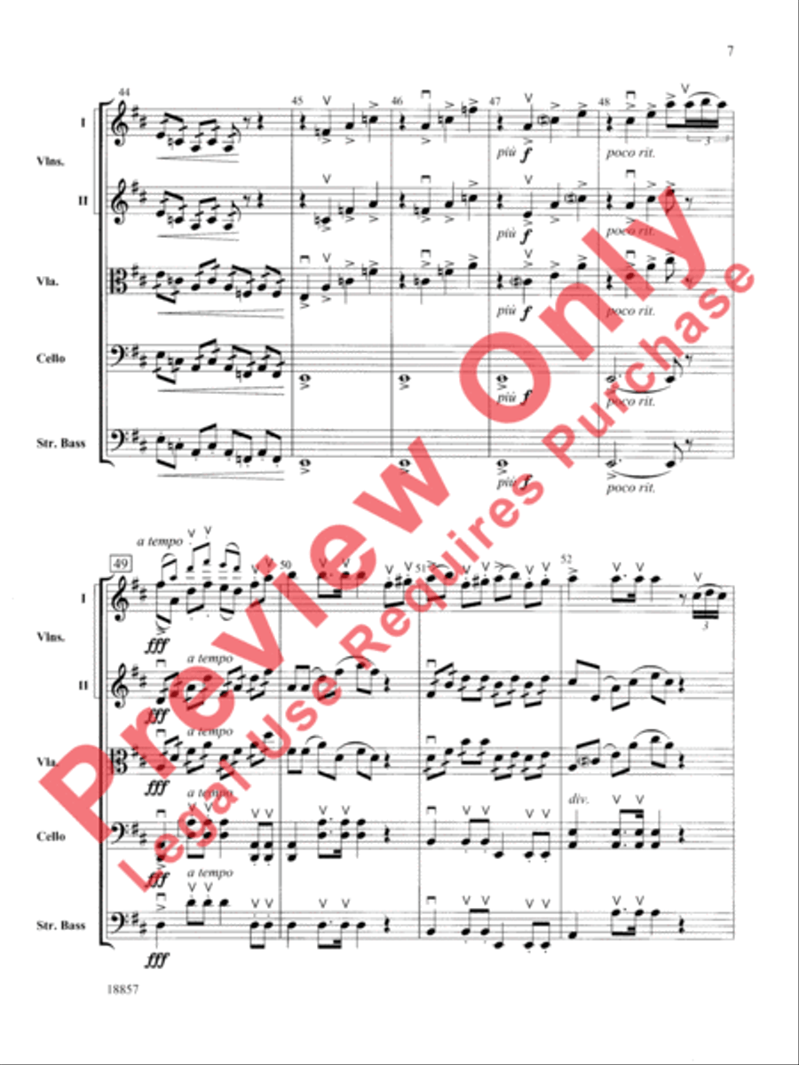 Wedding Day at Troldhaugen String Orchestra scores gallery preview page 8