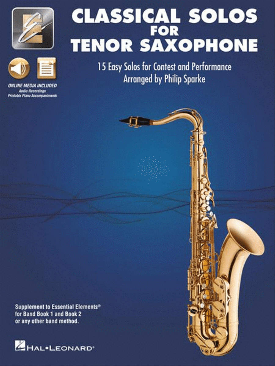Classical Solos for Tenor Sax Concert Band Methods scores gallery preview page 2
