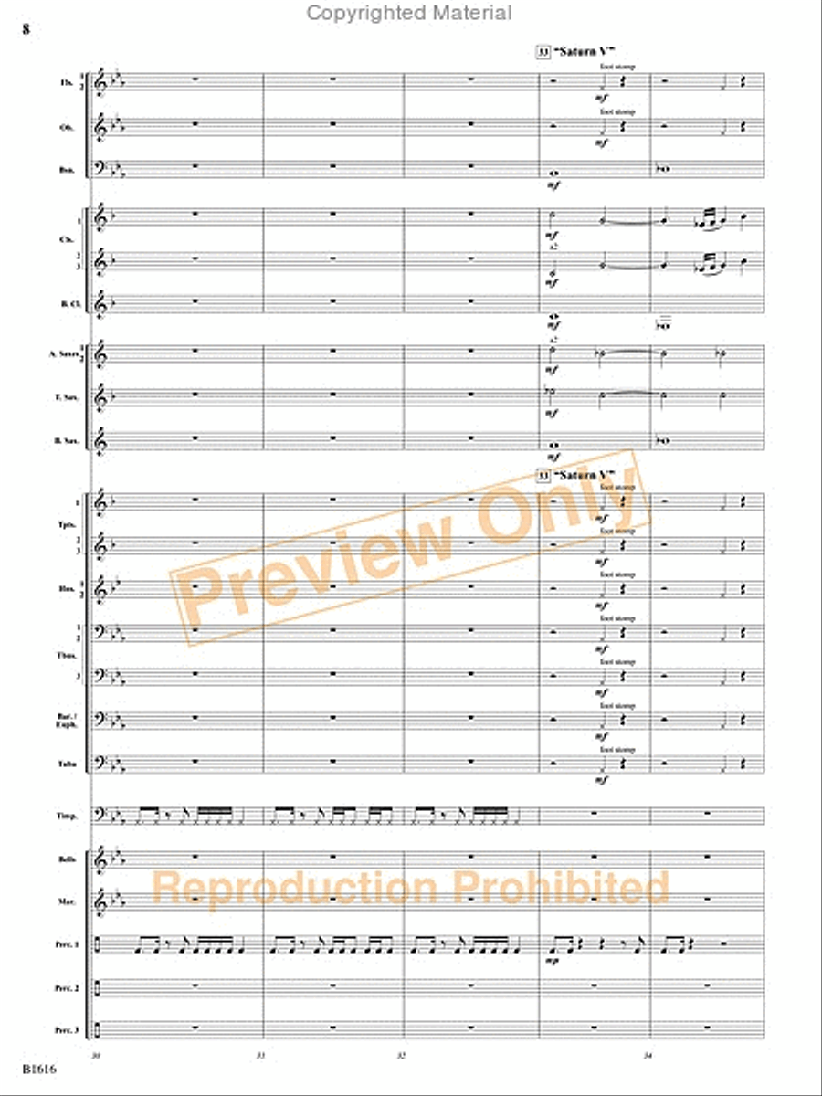 One Giant Leap Concert Band scores gallery preview page 9
