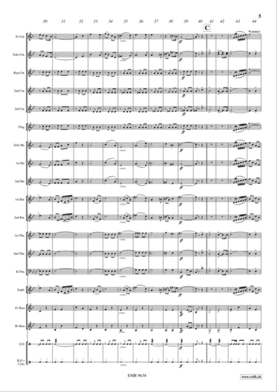 Slaidburn Brass Band scores gallery preview page 6