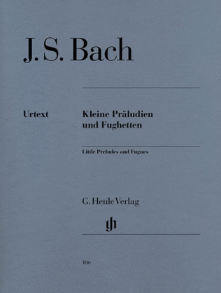 Book cover for Bach - Small Preludes And Fugues Urtext
