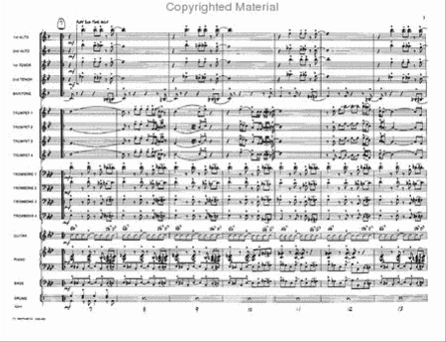 Return of the Cheetah Jazz Ensemble scores gallery preview page 3