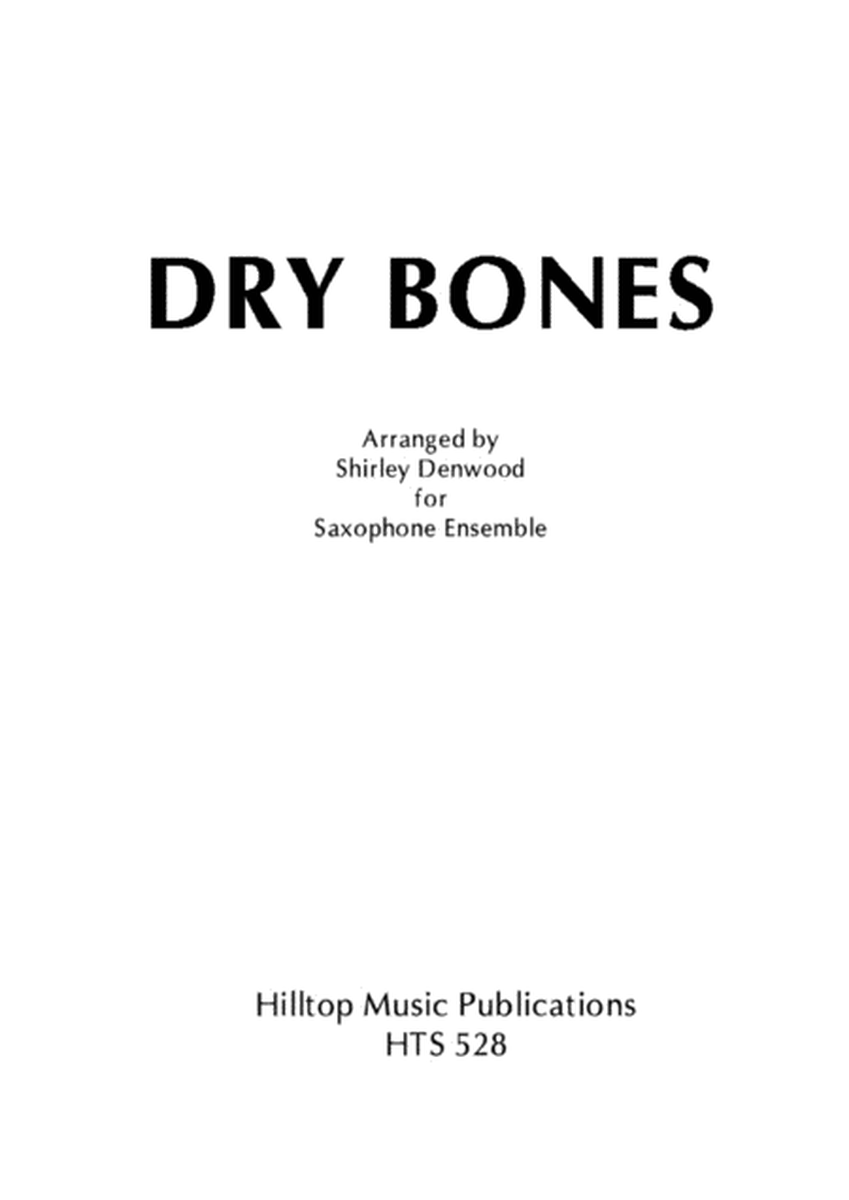 Dry Bones arr. Saxophone Ensemble image number null