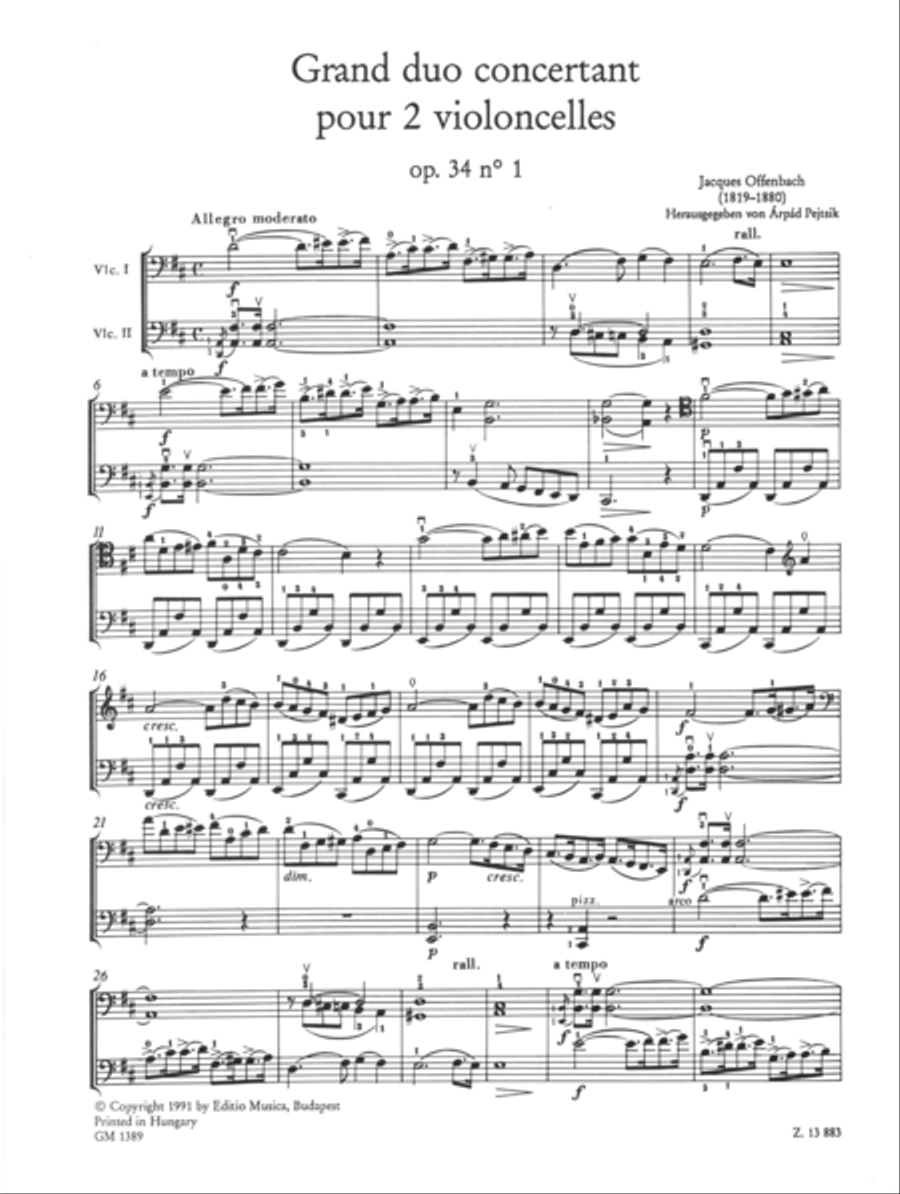 Grand duo concertant Performance Score scores gallery preview page 2
