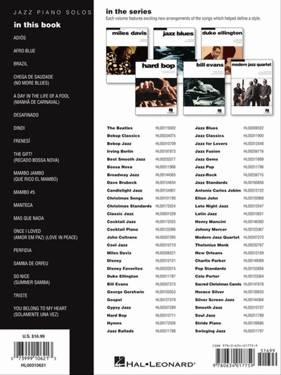 Latin Jazz Piano Solo scores gallery preview page 7