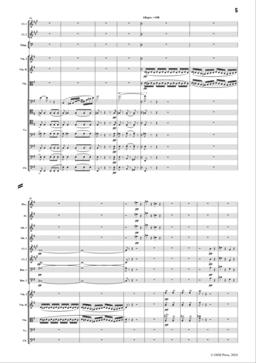 Rossini-Overture,for Orchestra String Orchestra scores gallery preview page 5