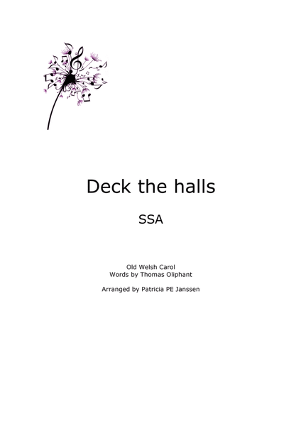 Deck the halls (SSA) image number null