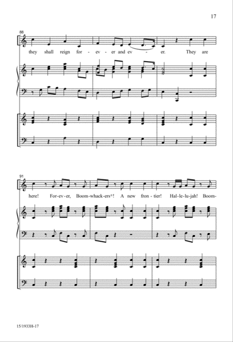 Classical Boomwhackers Unison Choir scores gallery preview page 17