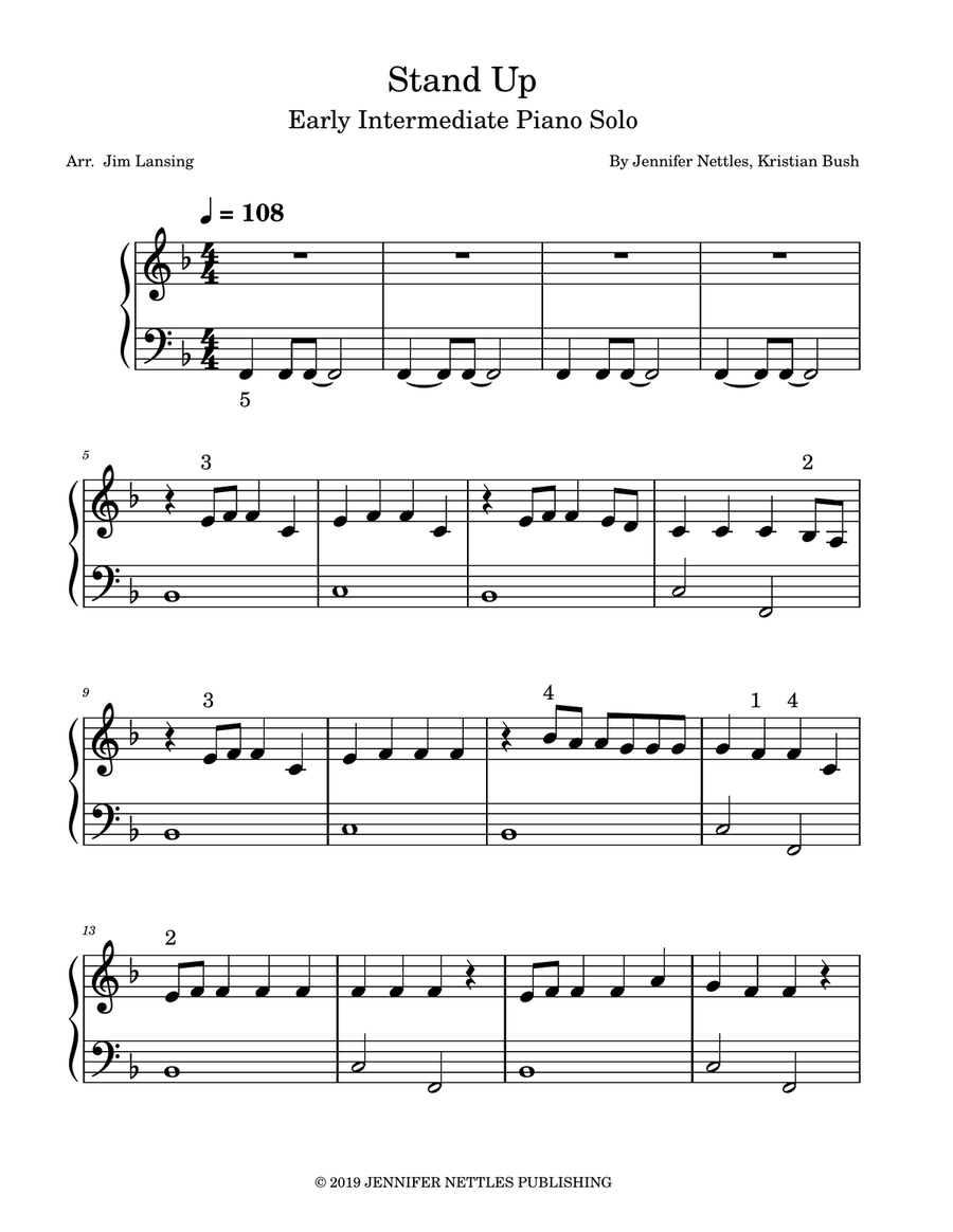Stand Up Piano Method scores gallery preview page 2