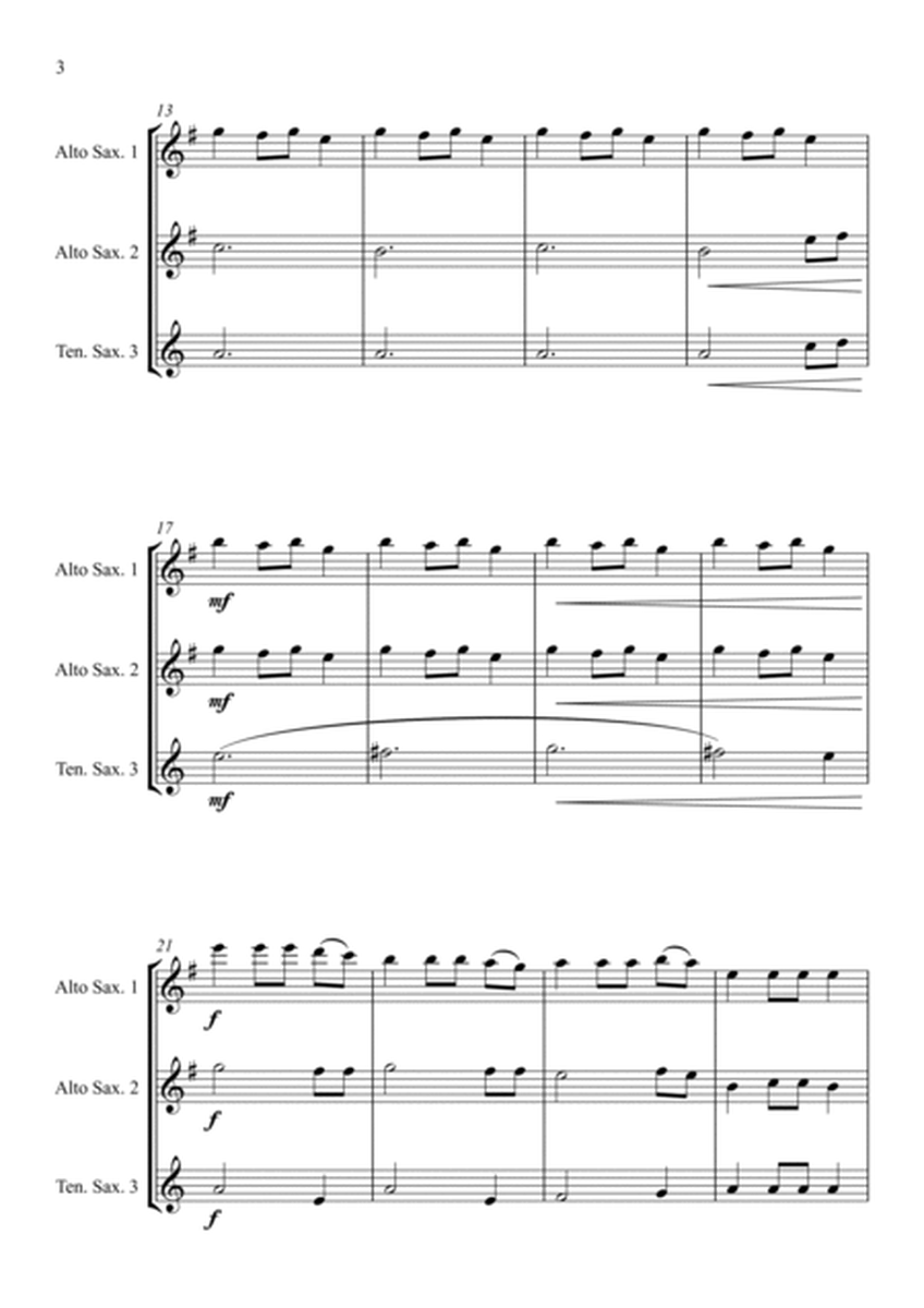 Carol of the Bells (Ukrainian Bell Carol) - Saxophone Trio image number null