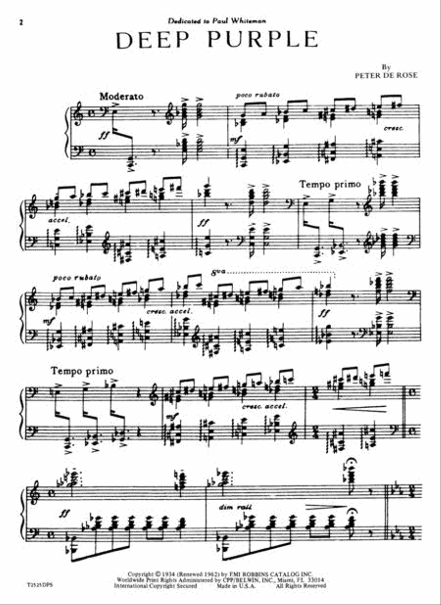 Deep Purple Deep Purple Small Ensemble scores gallery preview page 2