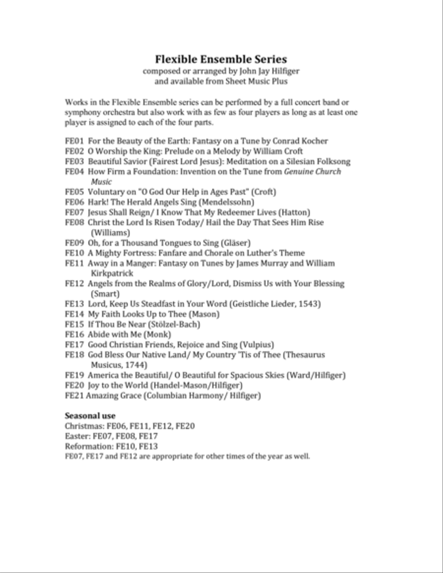 Beautiful Savior: Meditation on a Silesian Folksong Full Orchestra scores gallery preview page 3