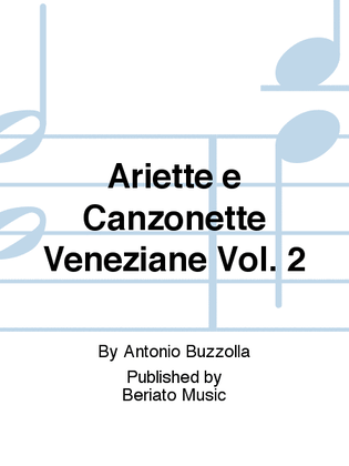 Ariette e Canzonette Veneziane Vol. 2