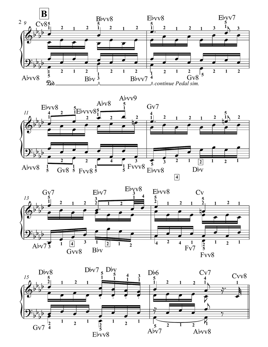 Sonata "Pathetique" Op. 13: 2nd Movement Adagio with Piano Fingering (Ultimate Adult Student Editio