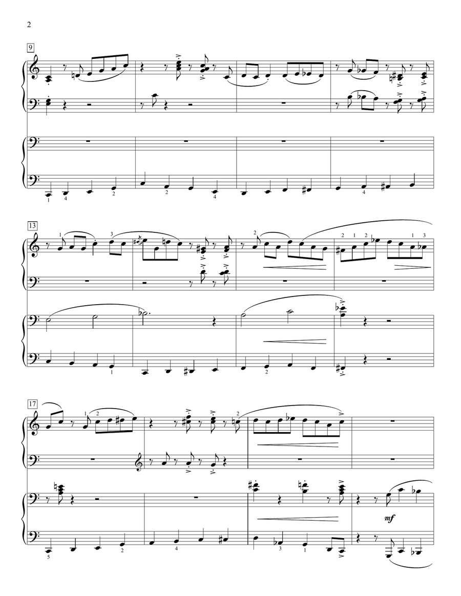 Jumpin' With Mr. Jordan Jumpin' With Mr. Jordan Piano Duet scores gallery preview page 2