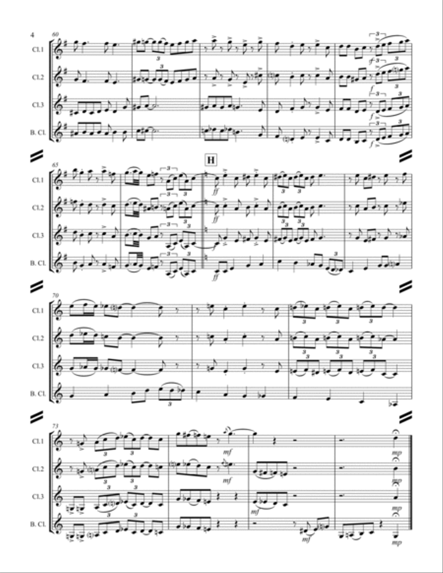 Sentimental Journey Sentimental Journey Woodwind Ensemble scores gallery preview page 5