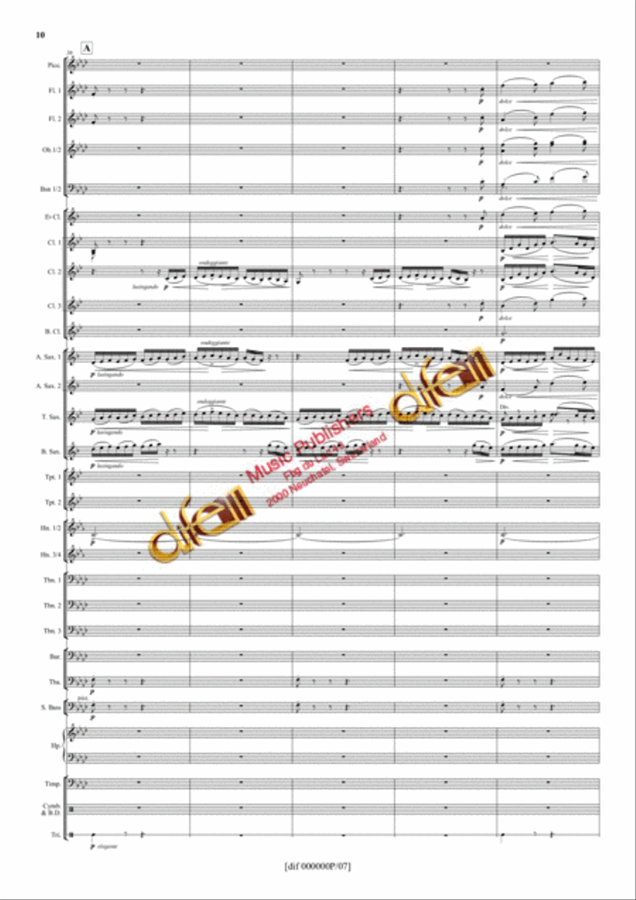 La Moldau Concert Band scores gallery preview page 9