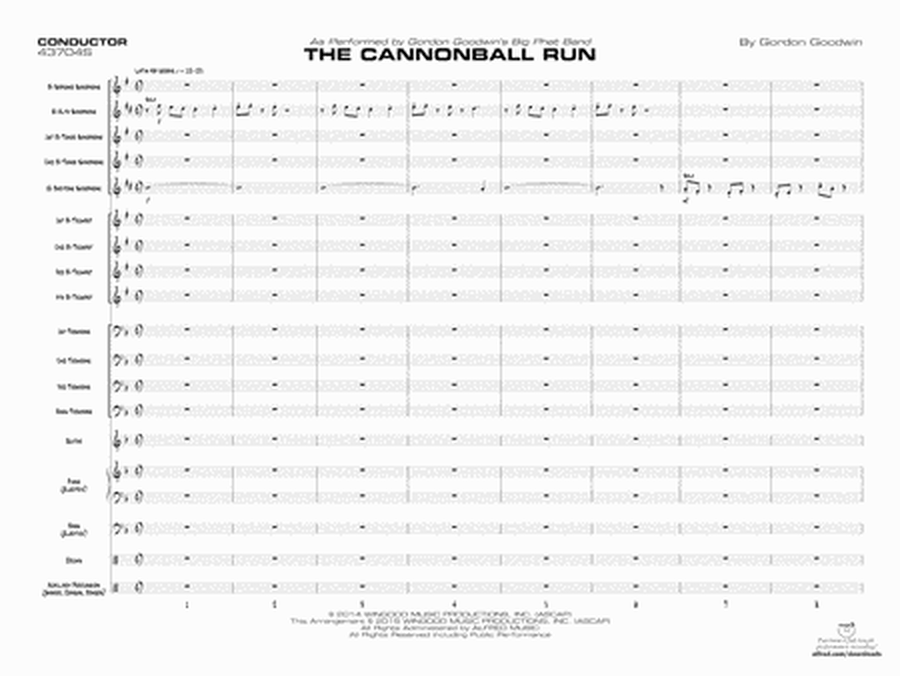 The Cannonball Run: Score