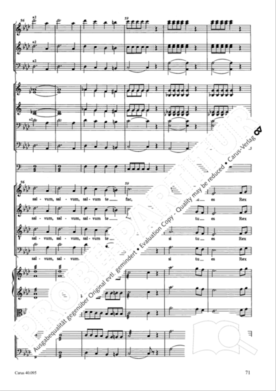The Seven Words (Die Sieben Worte) 4-Part scores gallery preview page 86