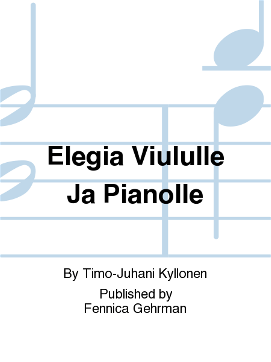Elegia Violin Solo scores gallery preview page 1