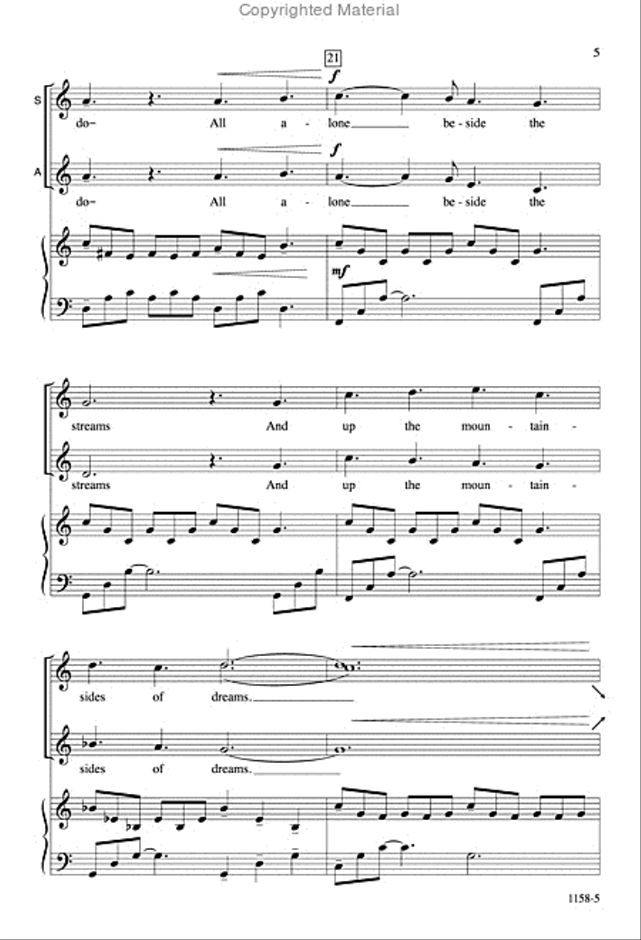 The Land of Nod - SA Octavo SA scores gallery preview page 4