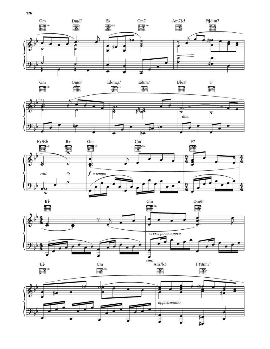 Love Theme (Tema D'Amore) (from Cinema Paradiso) Piano Solo scores gallery preview page 2