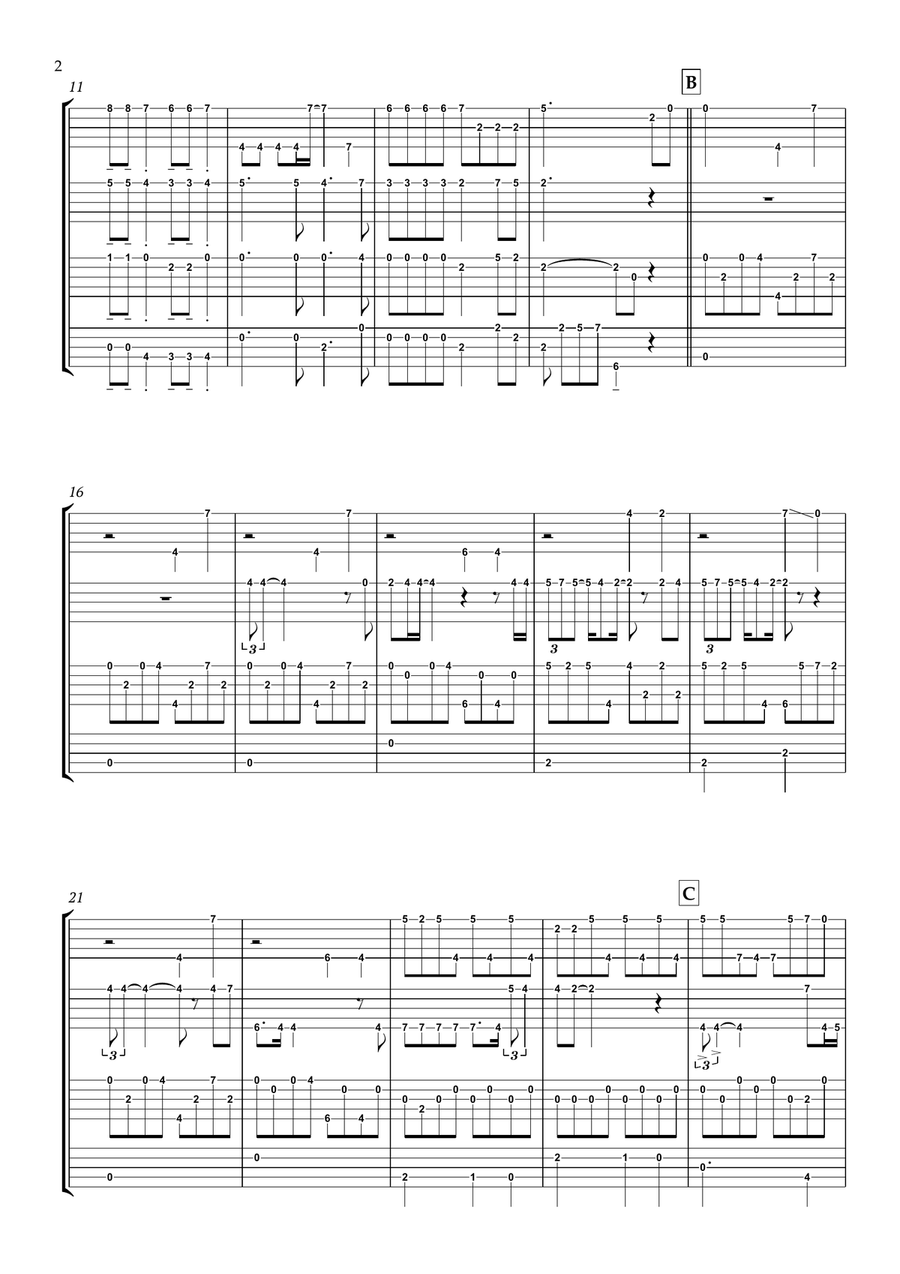 Bohemian Rhapsody Banjo scores gallery preview page 3