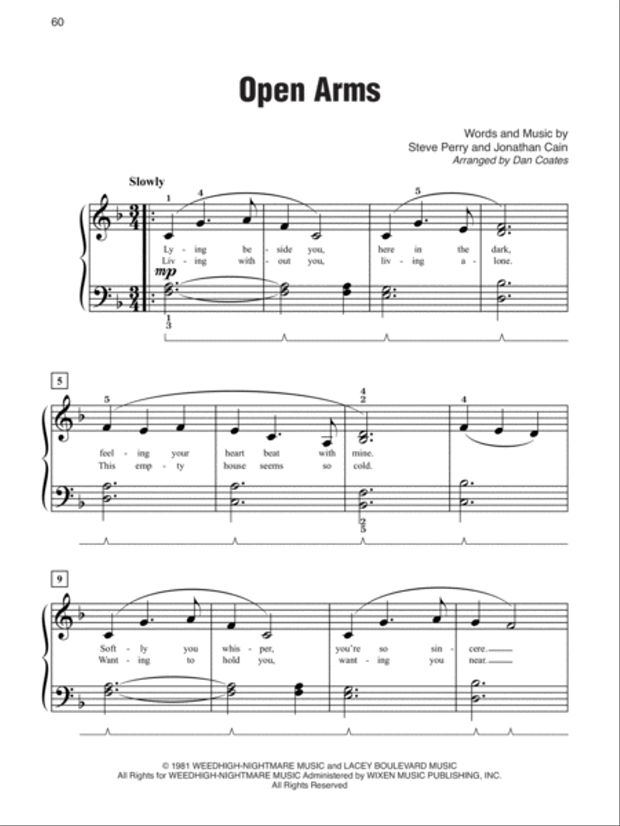 Simply Rock 80s Easy Piano scores gallery preview page 6