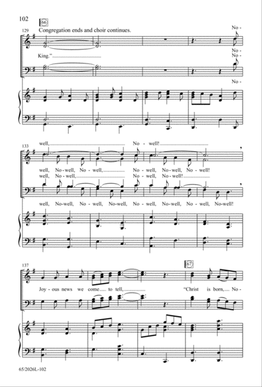Night of the Father's Love 4-Part scores gallery preview page 103