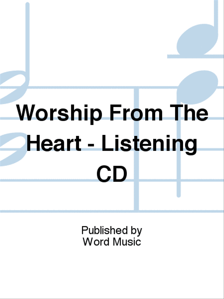 Worship From The Heart...For Women's Voices - Listening CD Women's Choir scores gallery preview page 1