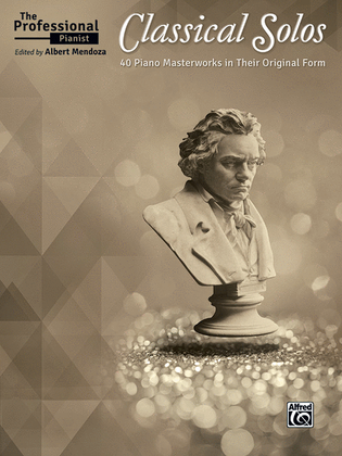 Book cover for The Professional Pianist -- Classical Solos