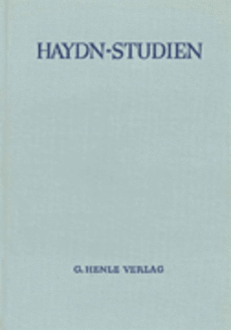 Haydn Studies Cover For Volume 10 Set