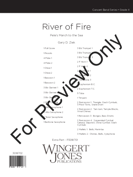 River of Fire - Full Score