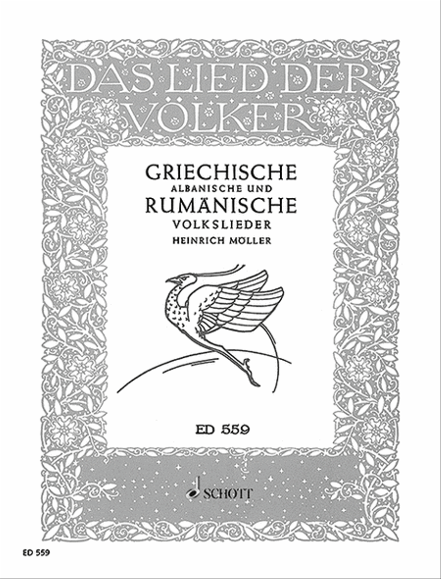 Griechische, albanische und rumänische Volkslieder Voice Solo scores gallery preview page 1