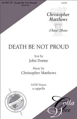 Book cover for Death Be Not Proud: (Holy Sonnet X)