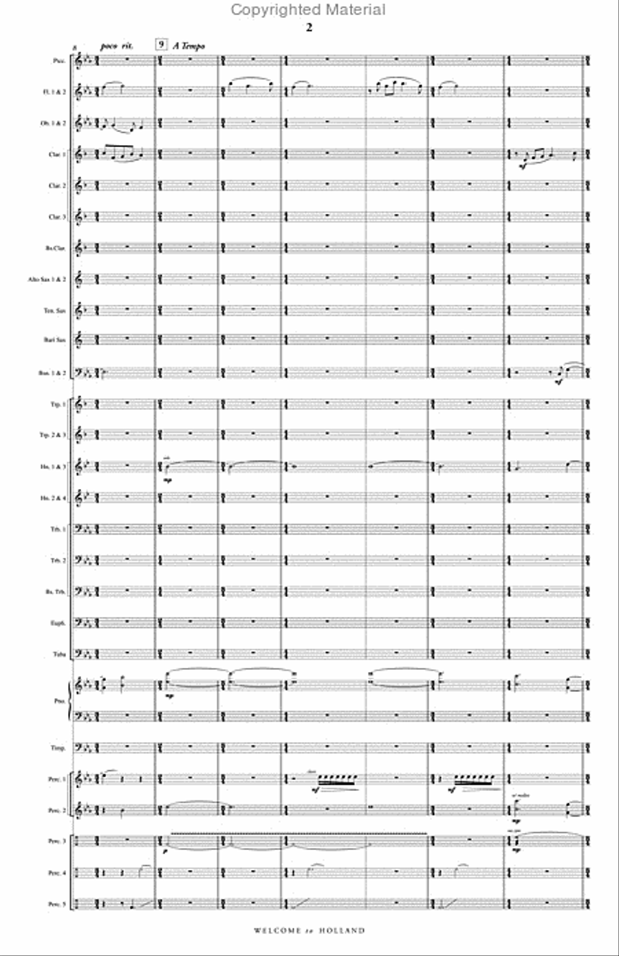 Welcome to Holland Concert Band scores gallery preview page 3