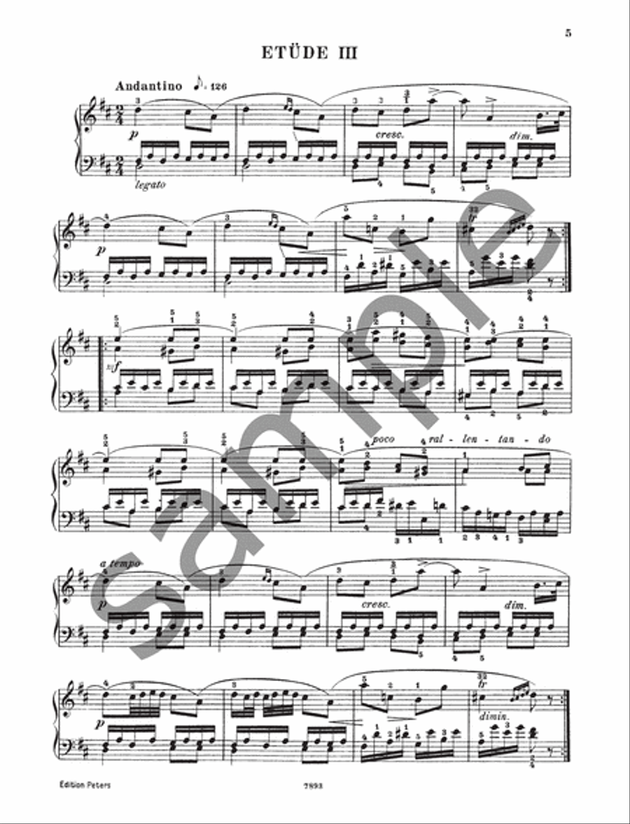 25 Easy Studies without Octaves Op. 100